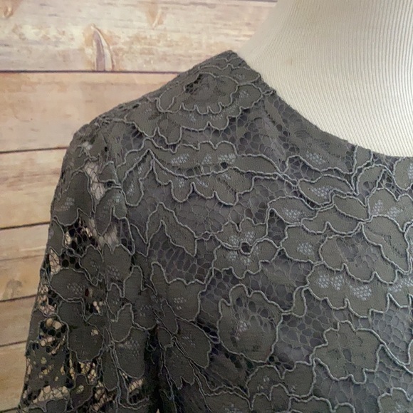 🎈Sale🎈 Cynthia Steffe Lace Sheath Dress With 3/4 Sleeves - Picture 3 of 9